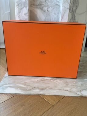 Hermes Orange Signature Gift Box